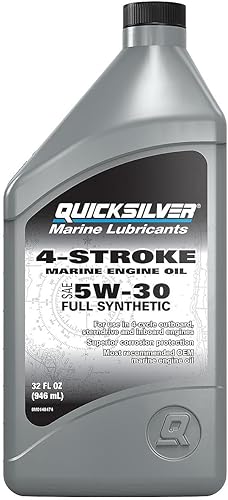 Quicksilver Aceite de motor marino sintético completo 5W-30