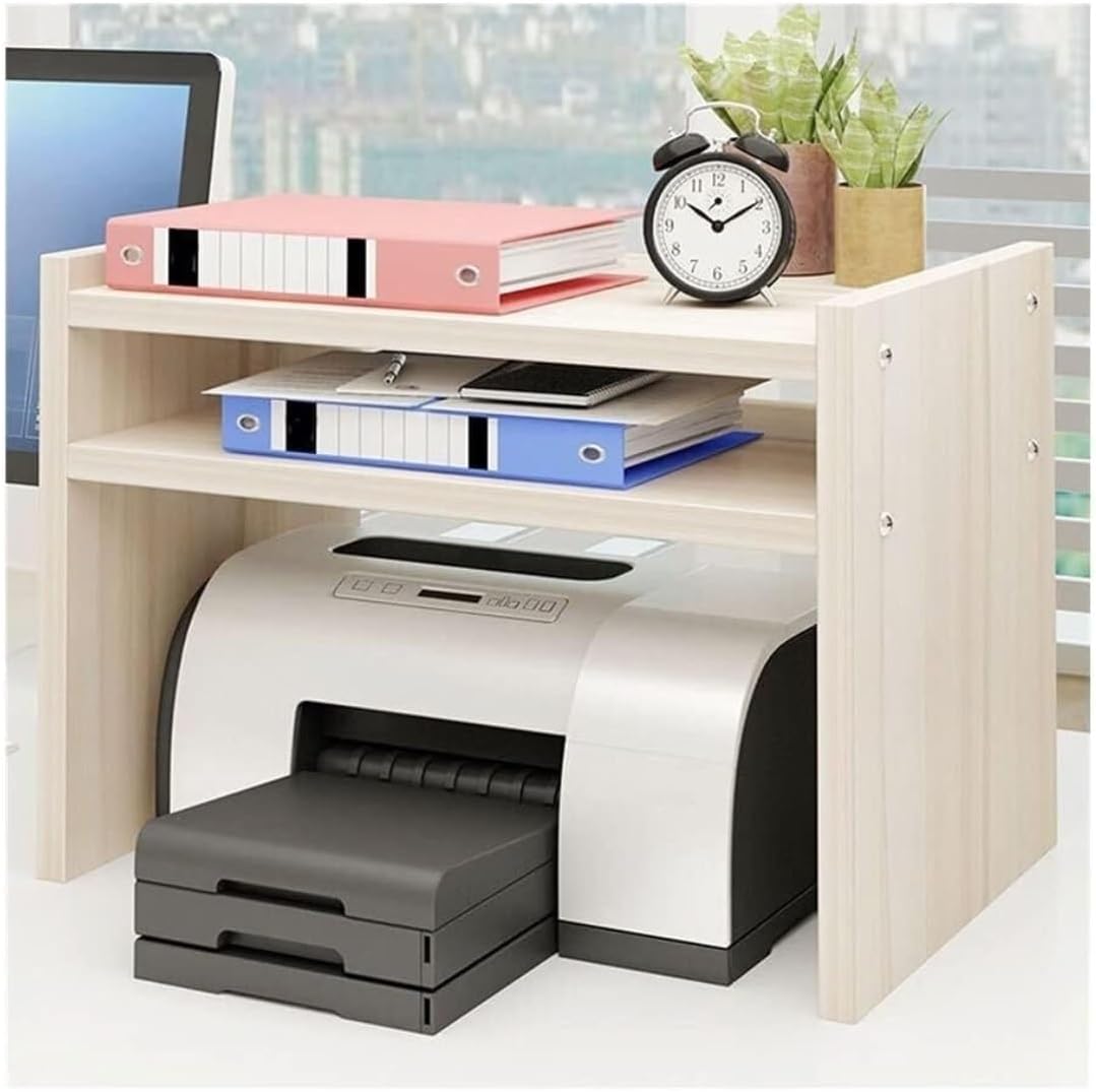 ANIIC Printer Stand Printer Table Wood Printer Stand Printer Stand Desktop Storage