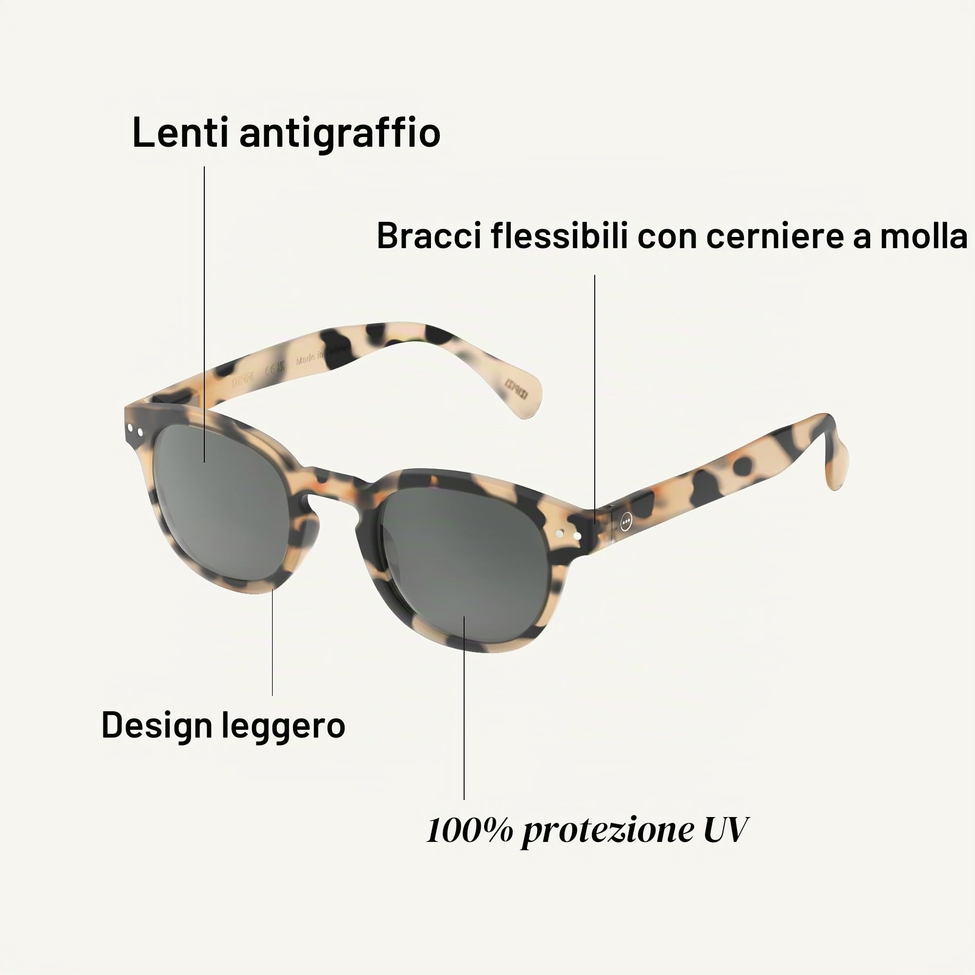 IZIPIZI Unisex Shape #C Occhiali da sole