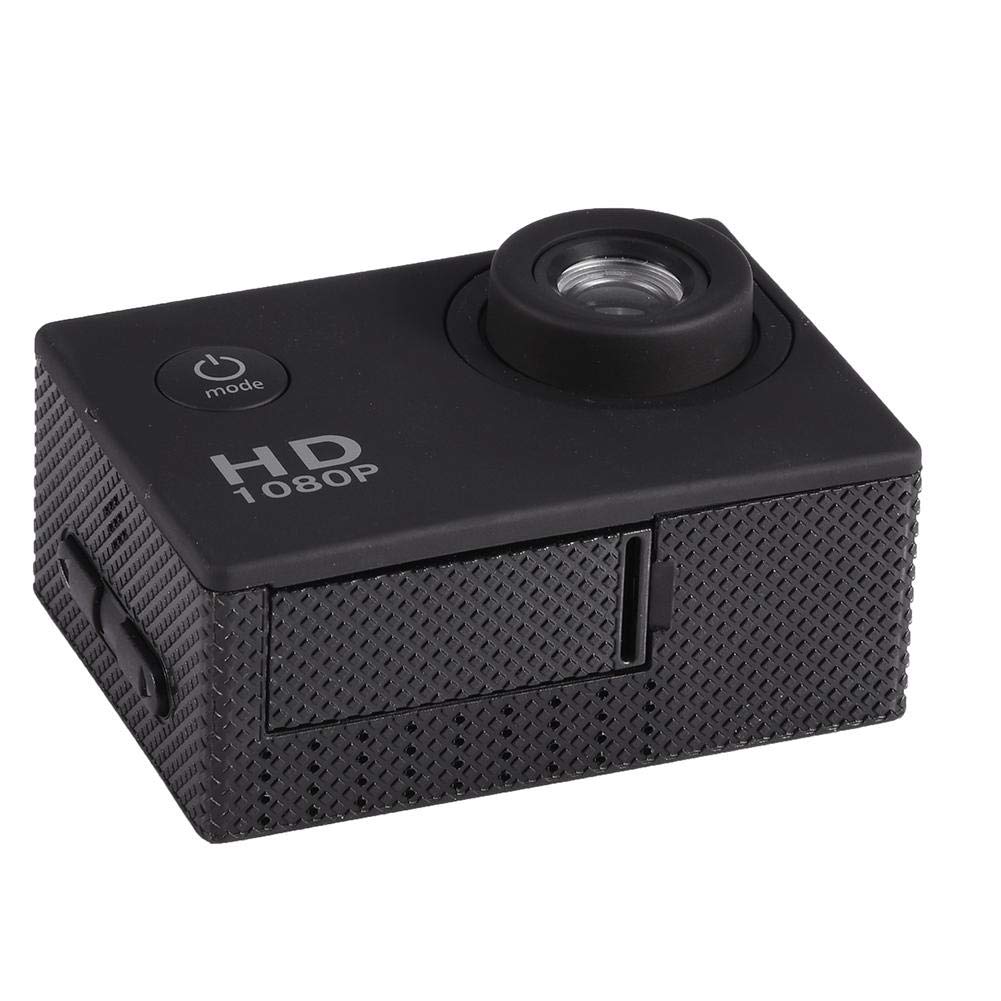 Bewinner Videocamera di azione Impermeabile 30M - HD 1080p per Ciclismo, Escursionismo, Subacquea, Sport all'aperto, Nuoto (Nero, Mini DV, SD)