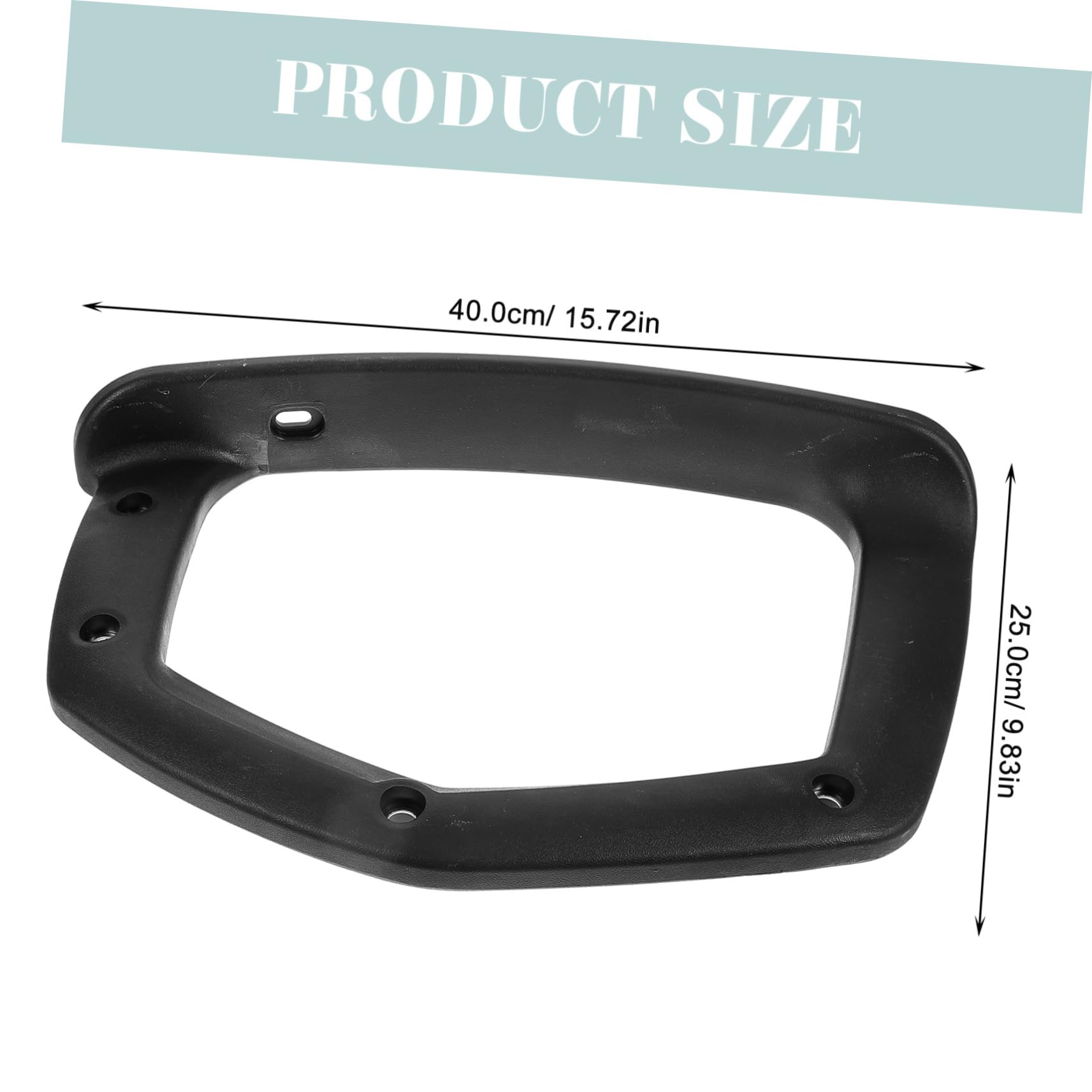Sewroro 2 Piezas Pasamanos de Plástico Reposabrazos de Repuesto para Sillas Accesorios para Reposabrazos de Silla Uso Oficina