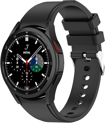 Miniatura 4 de Senter Correas de reloj para Samsung Galaxy Watch 4 y Galaxy Watch 4 Classic, correa de repuesto deportiva de silicona suave para Samsung Galaxy