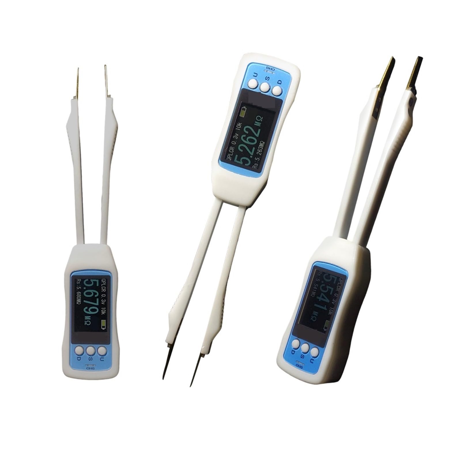 Probador de puente LCR, Medidor de puente LCR, pantalla digital, pinzas SMD inteligentes de mano, comprobador de resistencia, inductancia y capacitancia de alta precisión