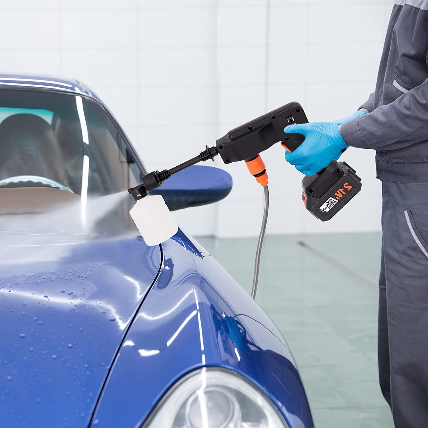 COYEUX Pistola per idropulitrice ad Alta Pressione, Pistola ad Acqua per rondella Auto elettrica Portatile Potente, ugello Multifunzione, per Kit idropulitrice per Auto, Barche, Giardino Domestico