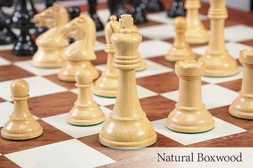 Miniatura 2 de The House of Staunton - Reproducción del juego de ajedrez The Drueke Players Choice - Solo piezas - Rey de 3.75 pulgadas - Edición 2022 (ébano