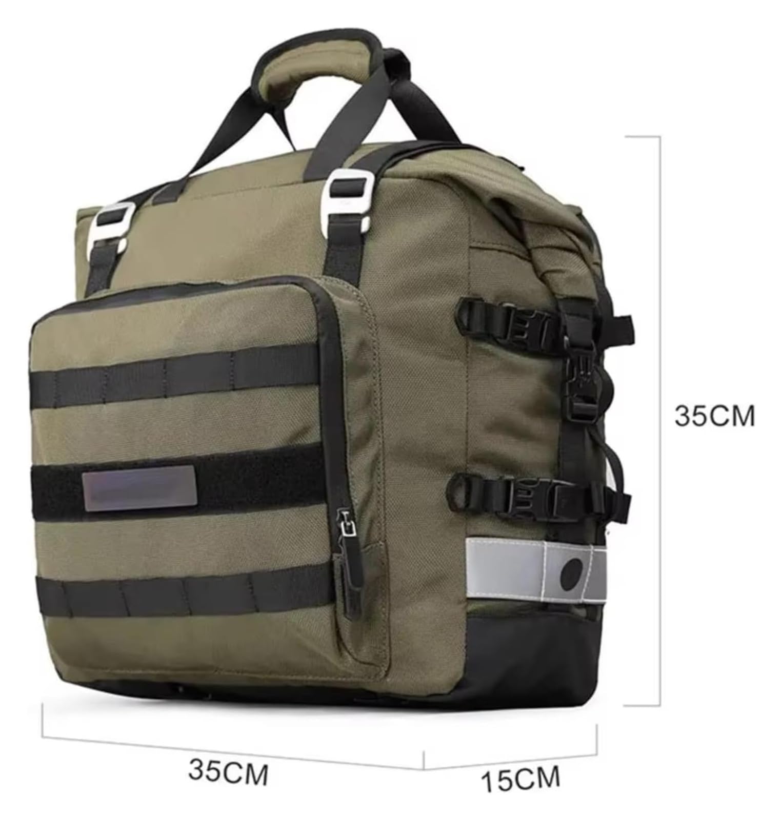 Per Moto Borsa Da Sella Per Moto Universale Per Viaggi Laterali Con Interno Impermeabile Rimovibile, Per Riporre Gli Attrezzi Borsa Laterale(verde)