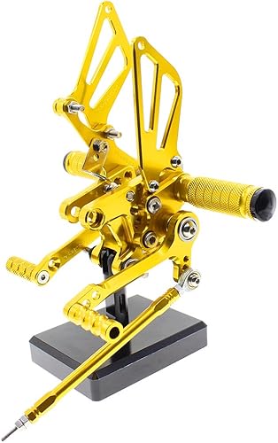 Sunrivery - Estriberas para motocicleta GSXR750 GSX-R600 1996-2005, SV650SV650S SV1000S 1998-2014, GSXR1000 2000-2004