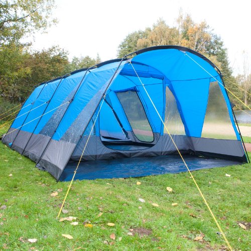 Tente tunnel familiale SKANDIKA Vancouver grand format 665x410 cm camping imperméable