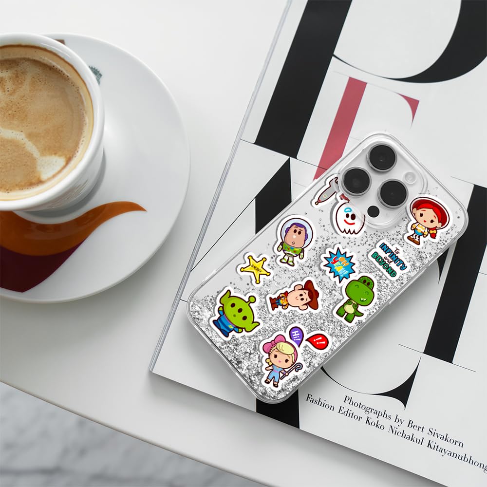ERT GROUP Funda para teléfono móvil Apple iPhone 14 Pro Original y con Licencia Oficial de Disney con diseño Toy Story 015, con Efecto desbordante de Purpurina
