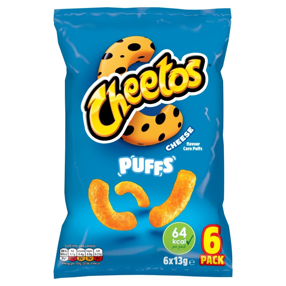 CheetosPuffs, Cheese, 6 x 13 g