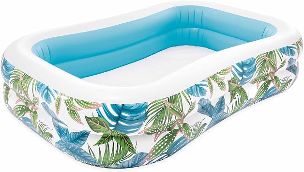 Intex 57177 Tropikal Desenli Aile Boyu Havuz 229 cm, su sporlar , plaj malzemesi,  i me  r n, y zme aksesuar , kamp, dal , g venlik