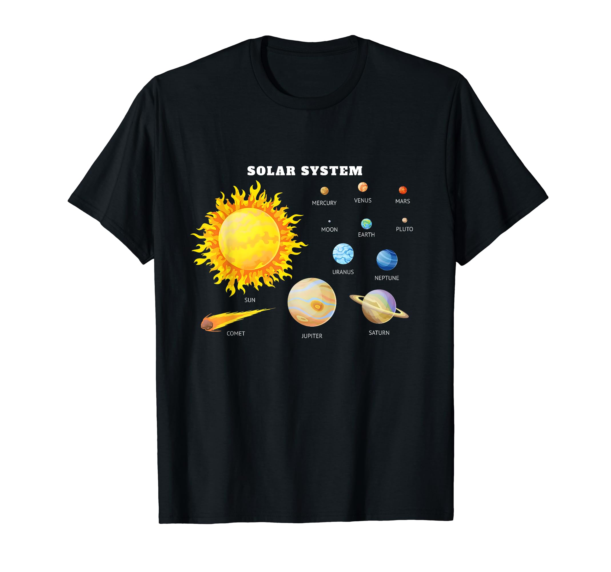 Solar system shirt for kids, solar system for menSolar system shirt for girls, solar system shirt for women T-Shirt