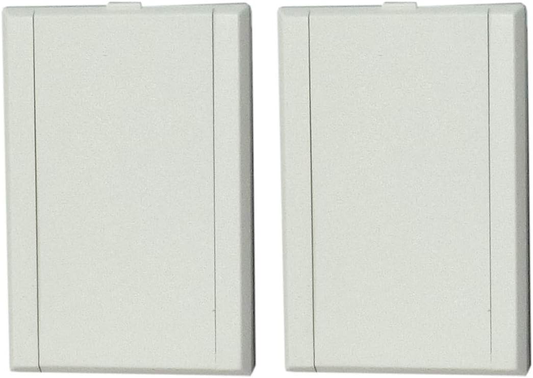 HASMX 775595V3W 2-Pack 5 1/8" H x 3 7/16" W x 1 1/2" Inner Diameter Central Vacuum Inlet Valves White 120 Volt for ElectraValve : Home & Kitchen