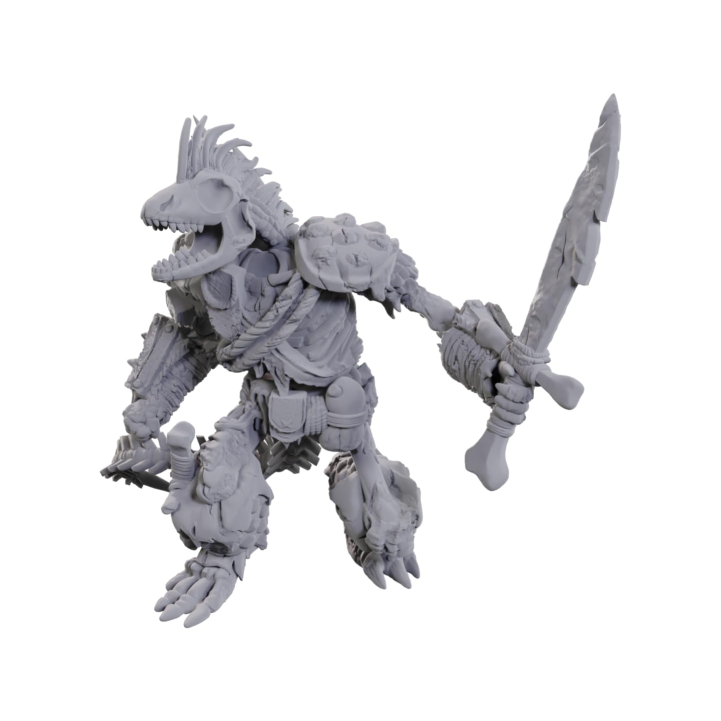 Wizkids - D&D Nolzurs Marvelous Miniatures - Lizardfolk Skeleton - Wave 23
