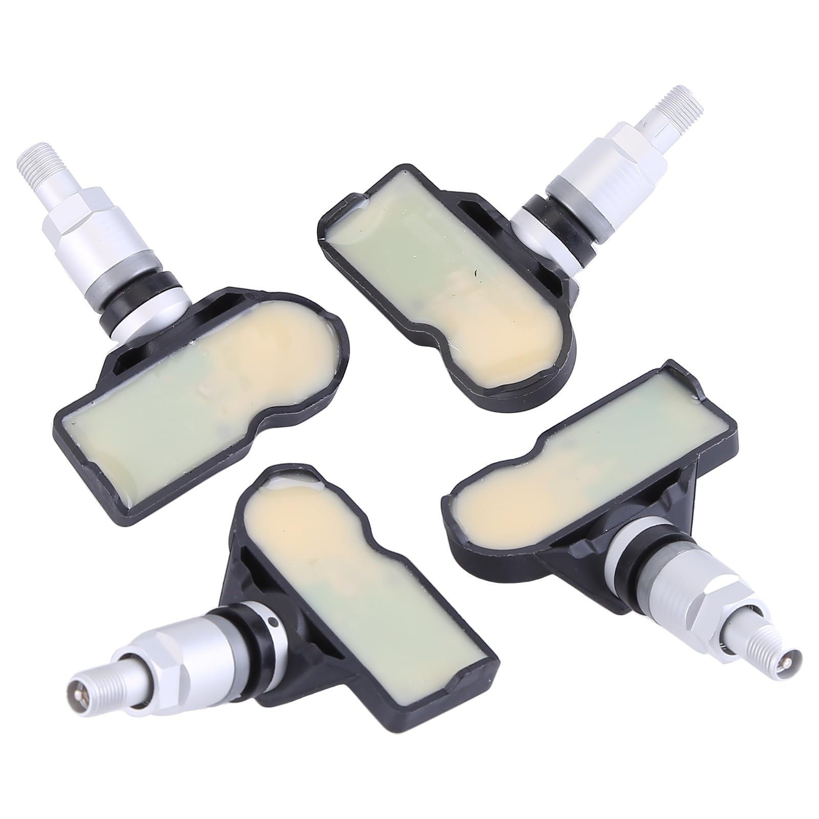 BYNYXI 4 sensori di pressione pneumatici TPMS A0009054104 compatibili per Mercedes W213 Classe A W177 W167 W247 W257 RDK Sensori di pressione pneumatici Sistema di monitoraggio della pressione
