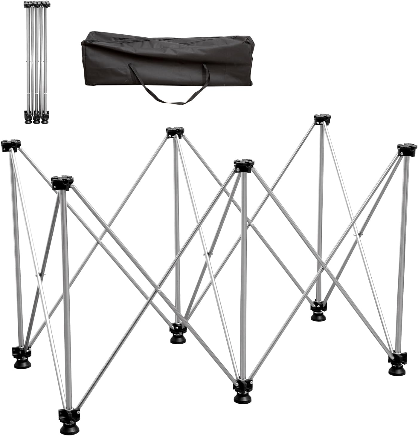 Telescopic Work Bench, Folding Work Bench, Table Legs, Desk Legs, Woodworking, DIY, Repair, Work Bench, Height Adjustable, Quick 3 Second Installation, For Site Use, Saw Hose (46.1 x 24.0 x