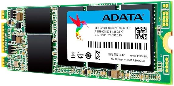 ADATA SU800 128GB M.2 2280 SATA 3D NAND Internal SSD (ASU800NS38-128GT-C)