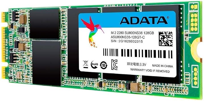 ADATA SU800 128GB M.2 2280 SATA 3D NAND Internal SSD (ASU800NS38-128GT-C)