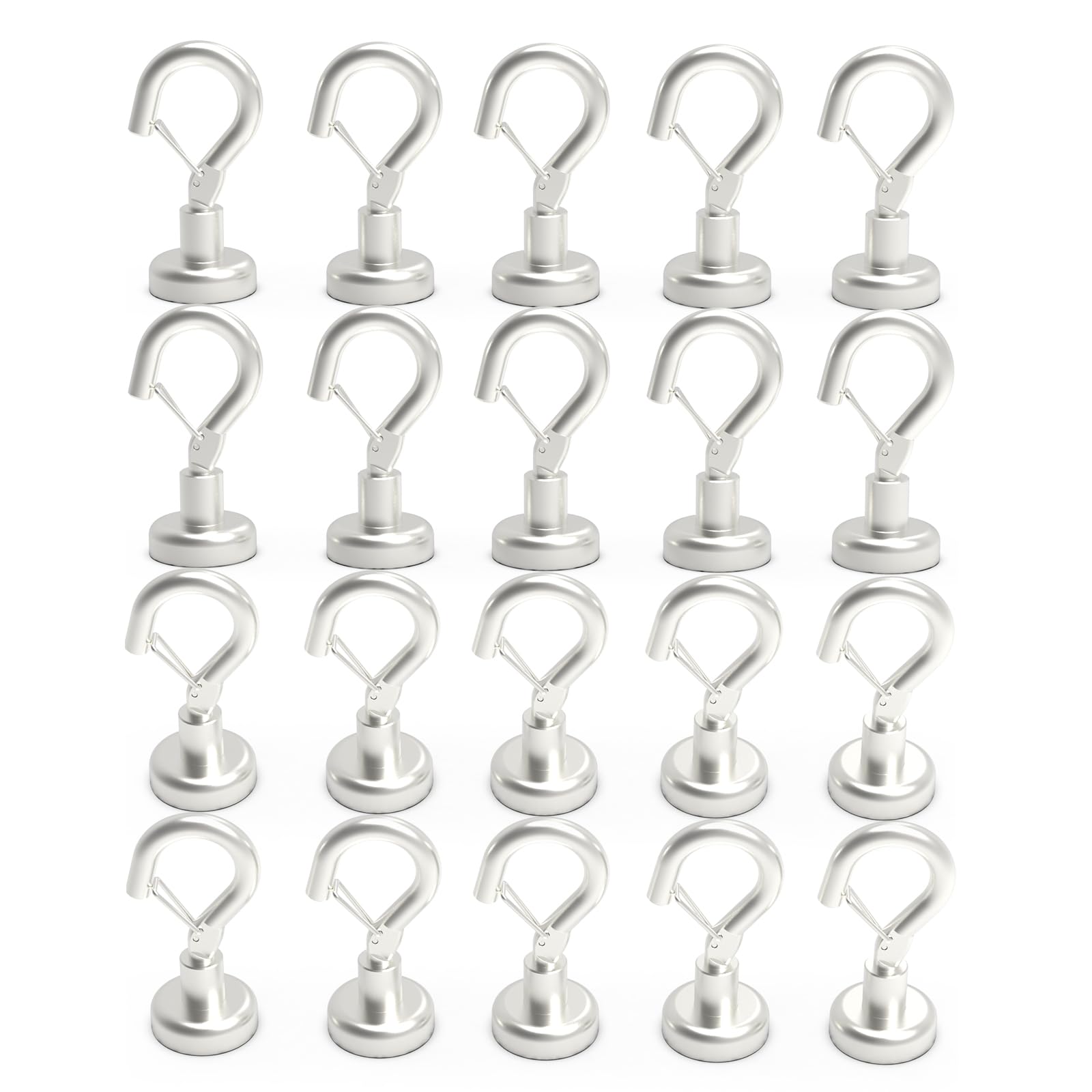 Ant Mag Magnetic Hooks Heavy Duty 22LBS Strong Magnet Snap Hooks 8 Pack — Amazon image 17