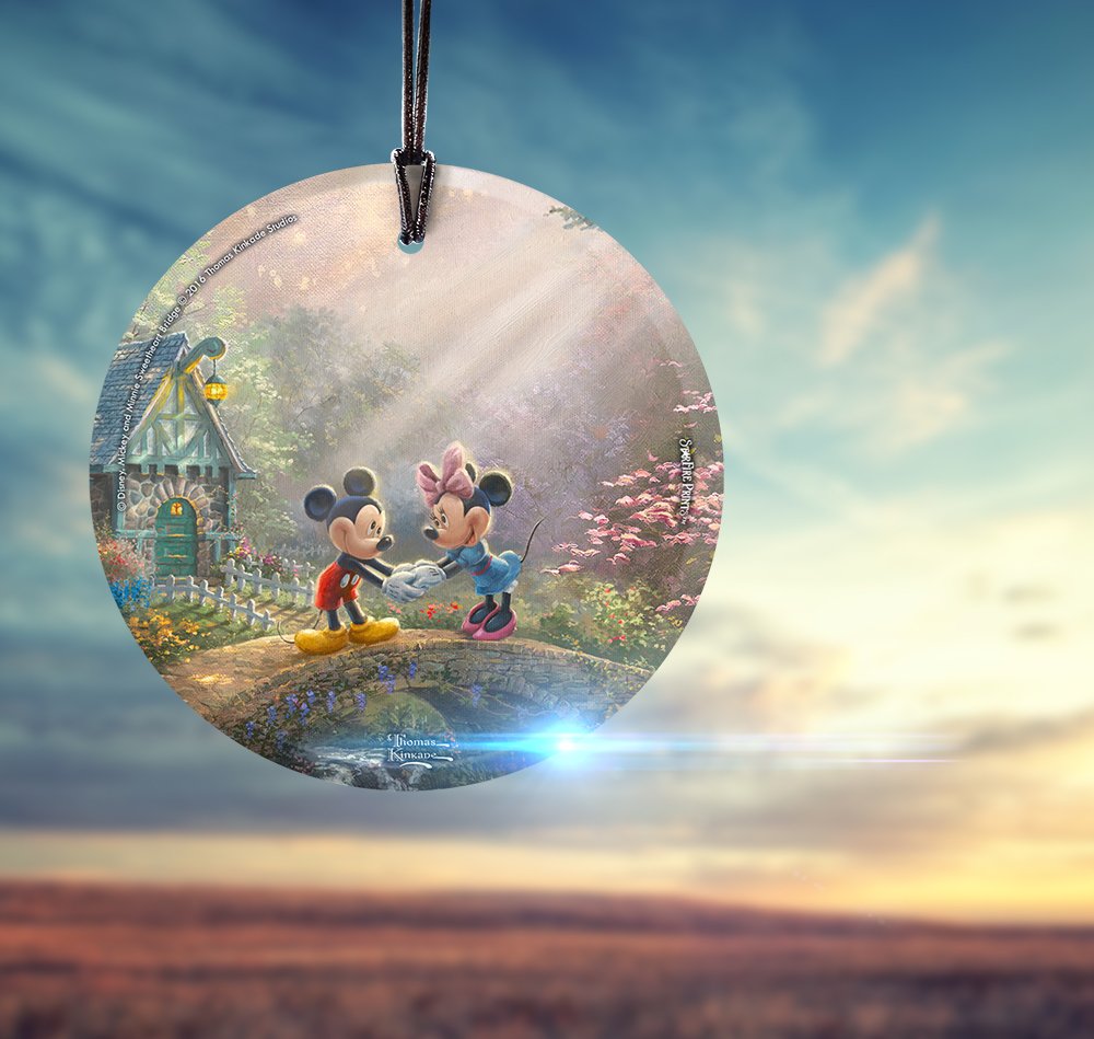 Amazon.com: Trend Setters Disney Thomas Kinkade Artwork Mickey and