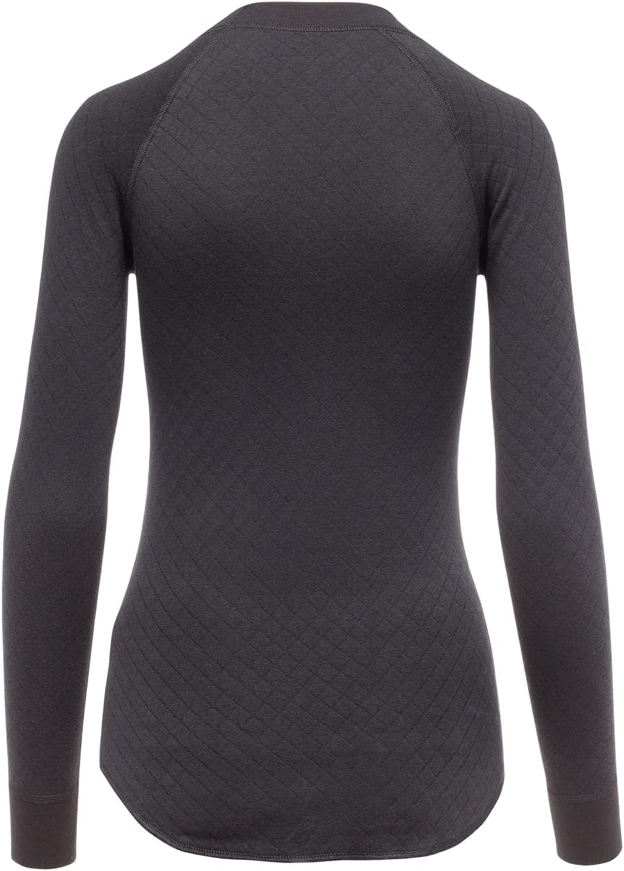 Thermowave 3in1 Merino Wool Women's Base Layer - Thermal Shirts for Women - Merino Wool Underwear Long Sleeve 330 GSM Quick Dry Extra Warm, Anthracite, M - Image 2