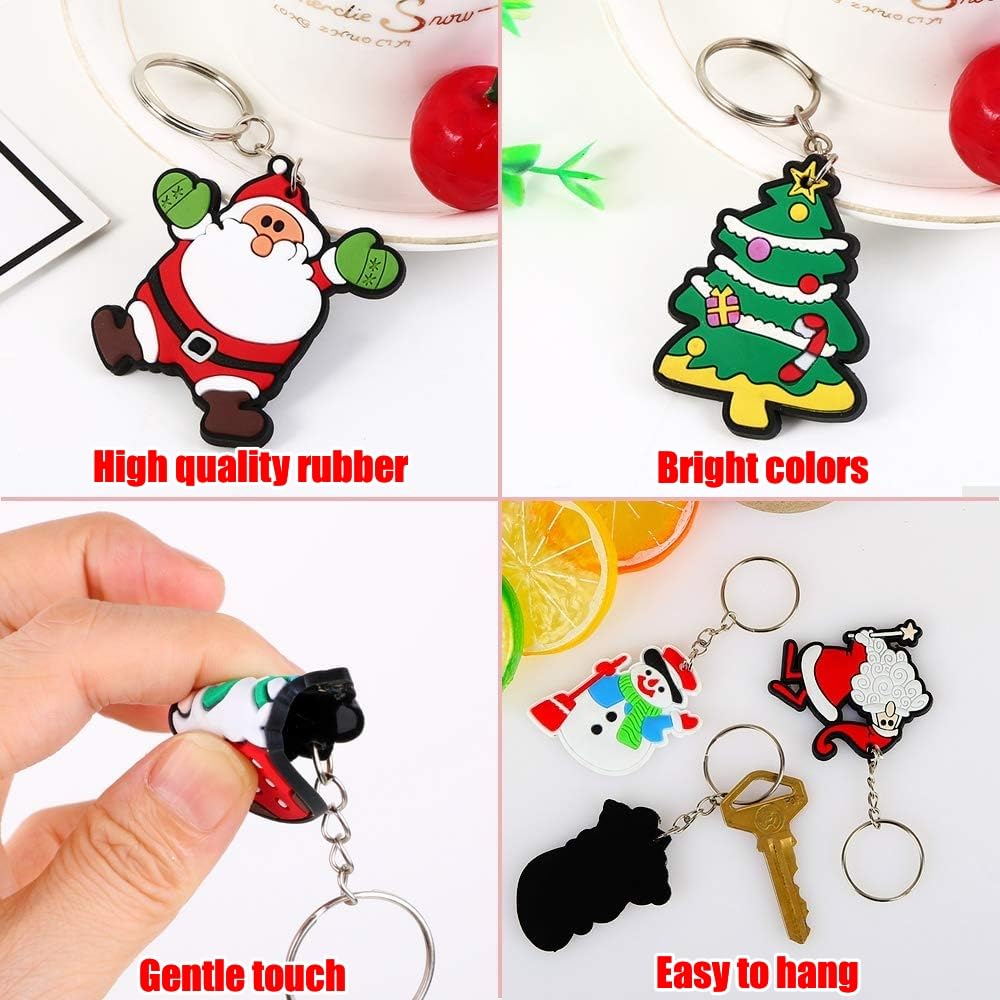 LATERN 120Pcs Christmas Keychains - Image 2