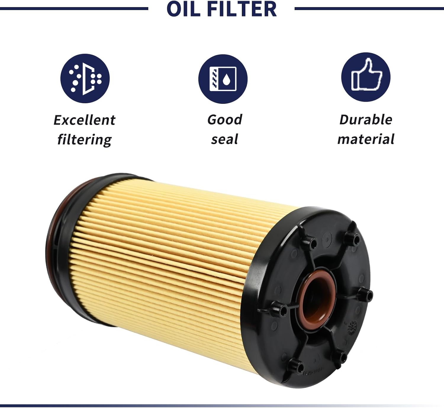 68677810AA Oil Filter Fit for Ram 2500/3500 Truck 2025 2026 6.7L L6 Cummins Diesel Turbo Engine