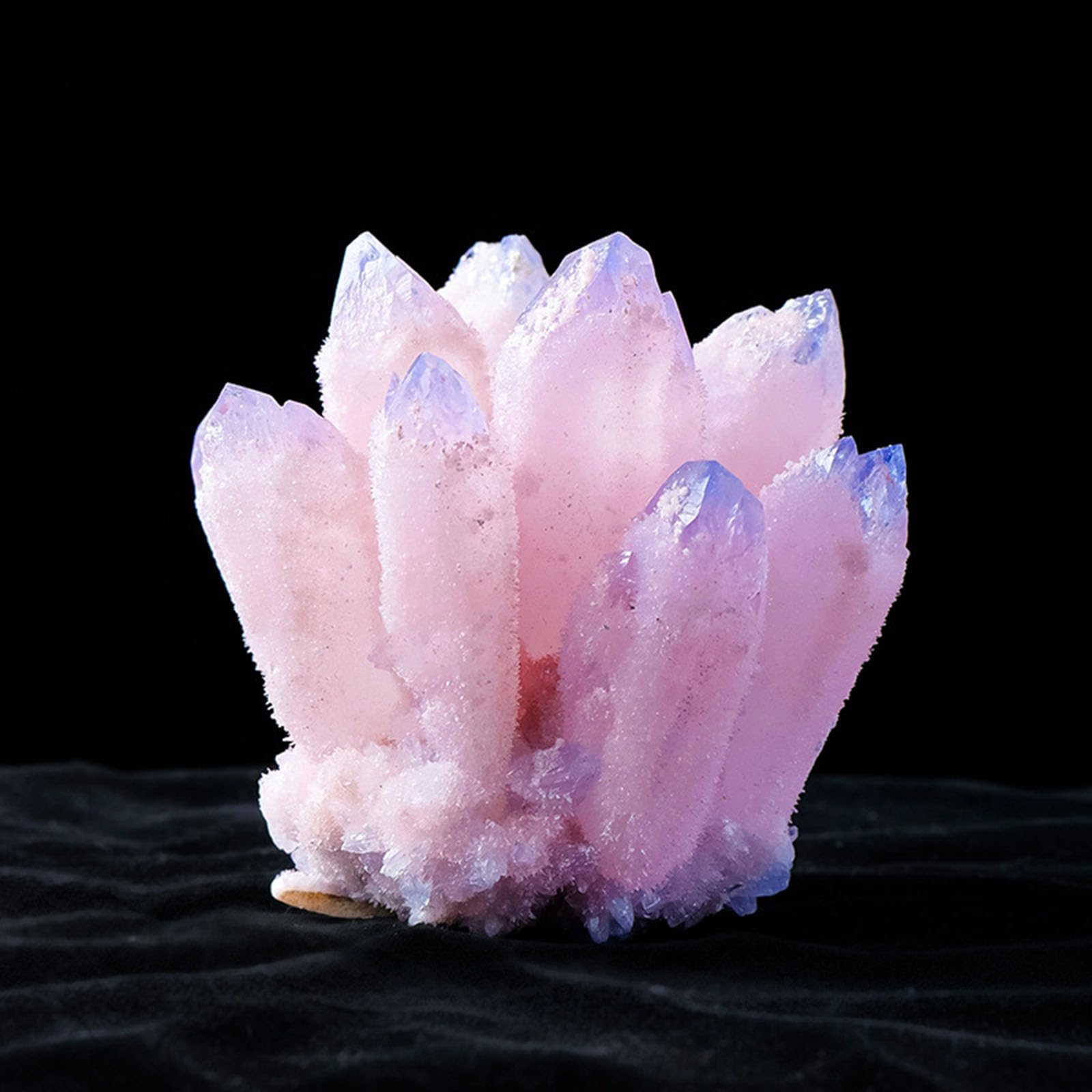 AUOQKQUT Crystal Cluster,Clear Quartz Crystal,Amethsyt Cluster,Smoky Quartz,Crystal Raw Gemstone for Home Office Decoration Ornament,A,300~400g