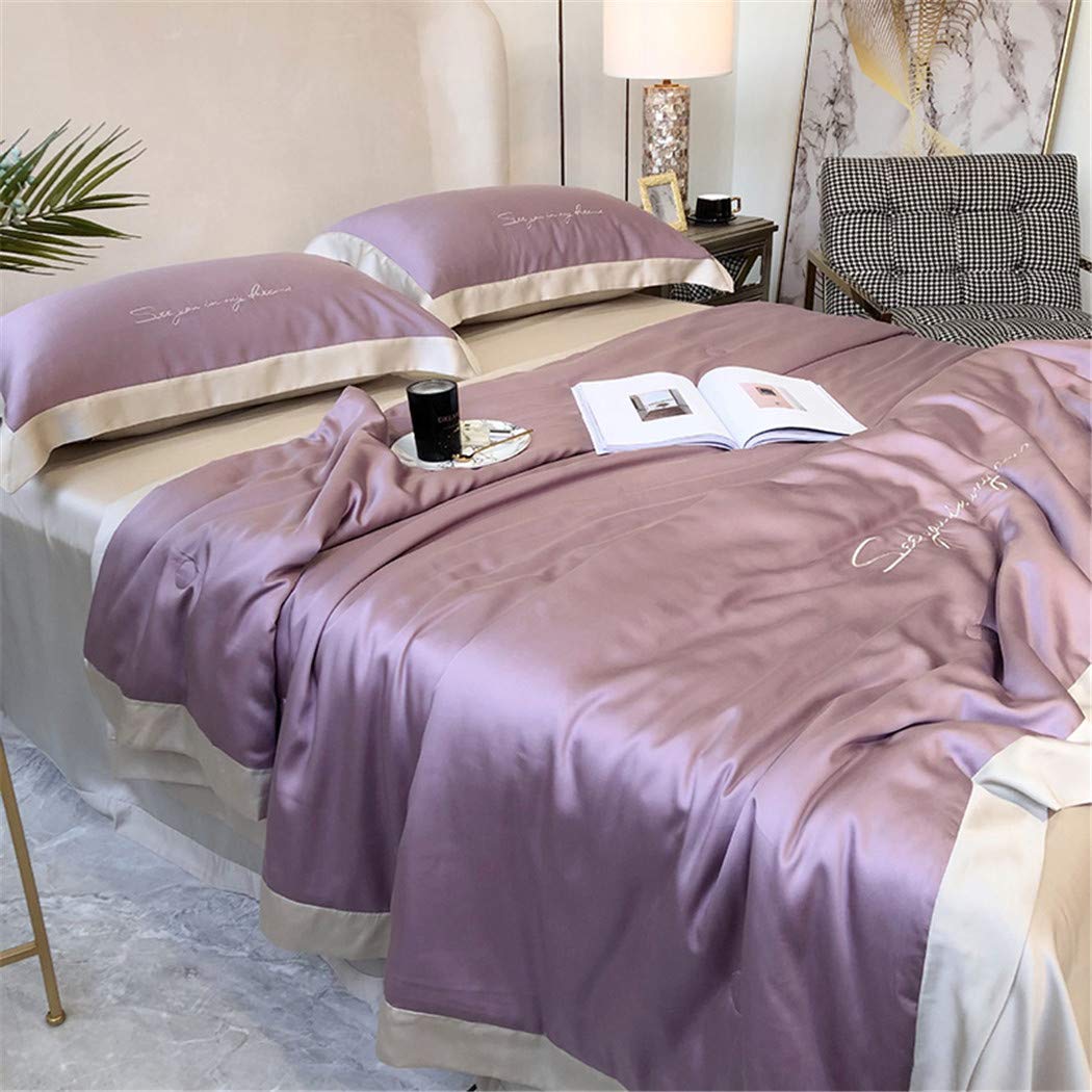 Parure de lit de luxe 600 fils drap de lit soie solide taie oreiller couleur 6