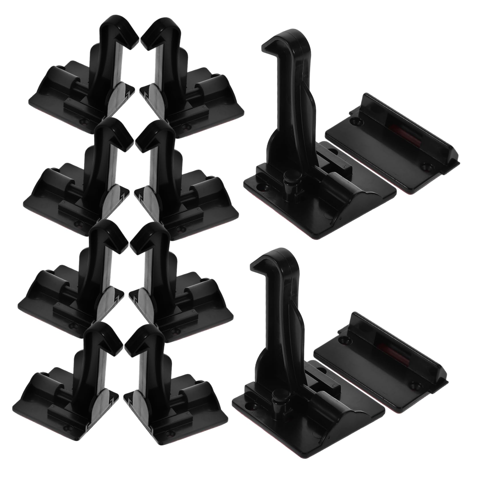 Garneck 12pièces Serrures Invisibles Pour Garçon Fille De Verrous De Sécurité Pour Tiroirs Et Armoires Installation Sans Perçage Protection Pour Sécurité Des Garçon Fille