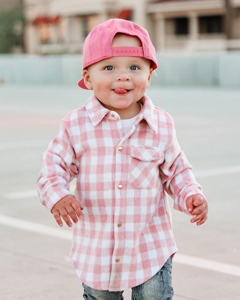 Plaid Shirts For Girls Toddler Baby Boys Girls Flannel Plaid