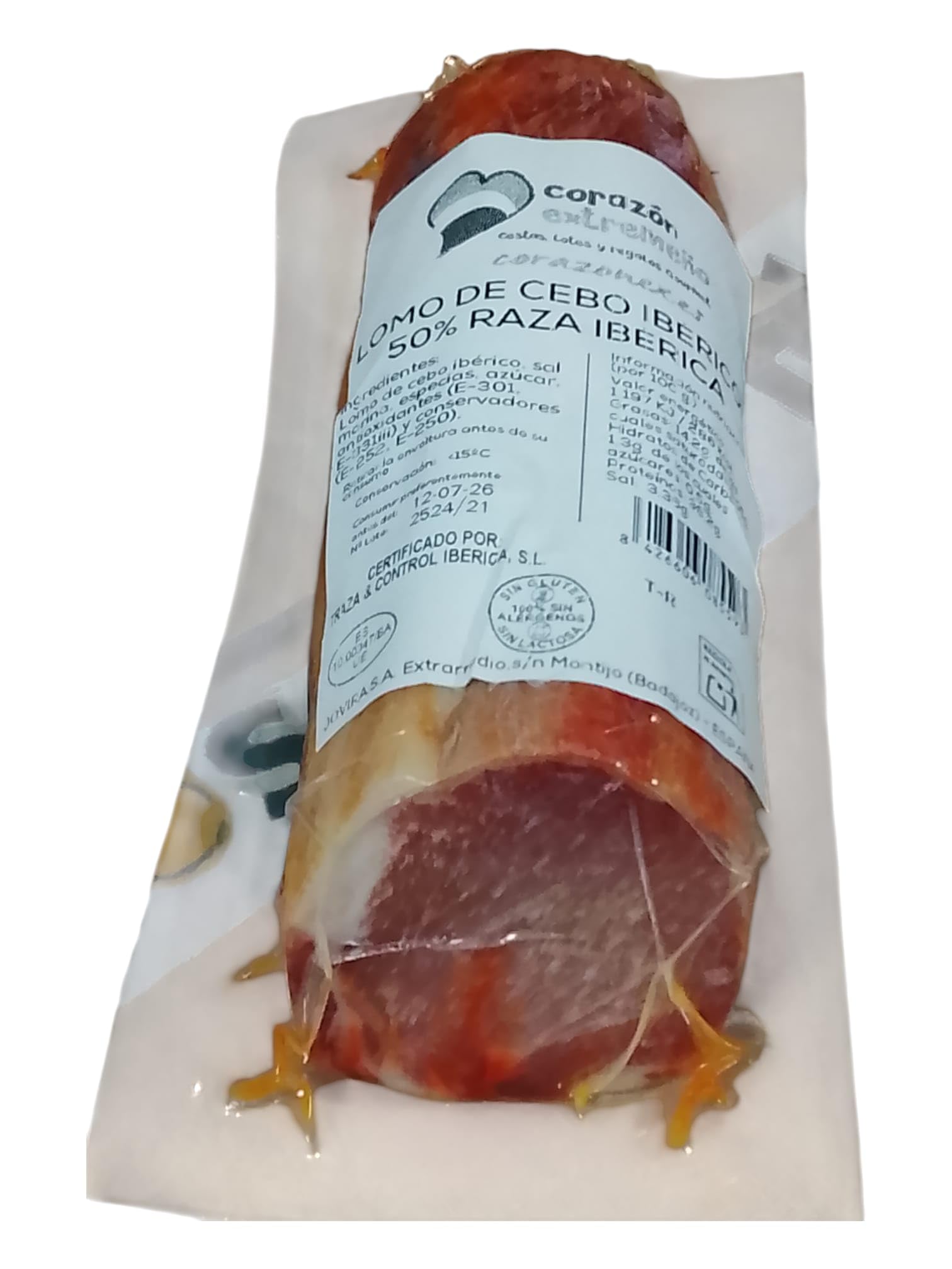 Cesta Gourmet Empresas incluye Caña Lomo Ibérico Salchichón y Chorizo Ibérico Bellota 100% Loncheado Jamón Ibérico Quesos Curados Vinos Tinto y Blanco Aceite O.V.E. Crema de Queso CORAZON EXTREMEÑO