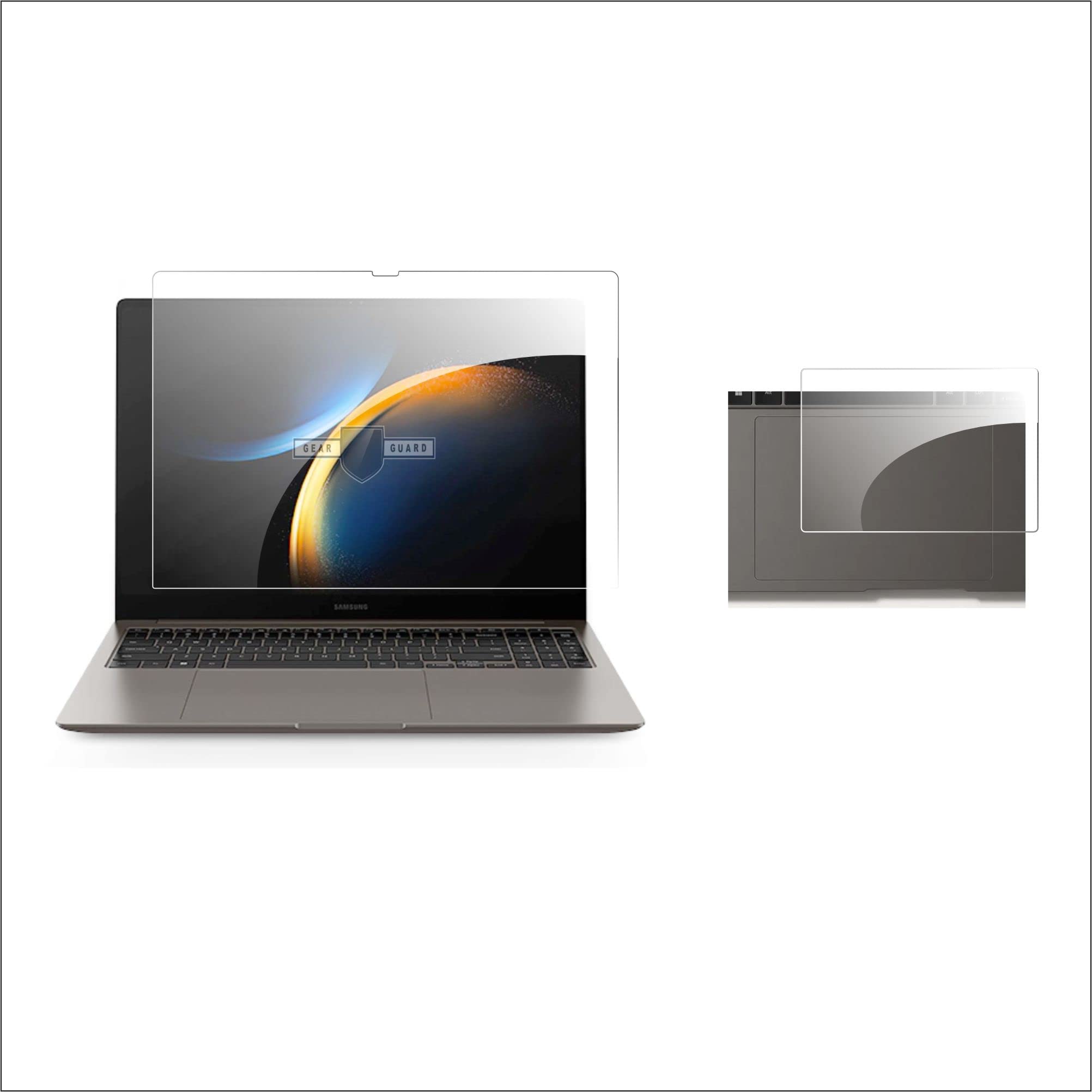RGY 9H Hardness Screen Guard | Trackpad Guard For Samsung Galaxy Book 3 Pro 360 Touchscreen 16" (Not a Tempered Glass) - Clear (B0BZ8VCB8B) Amazon Price History, Amazon Price Tracker