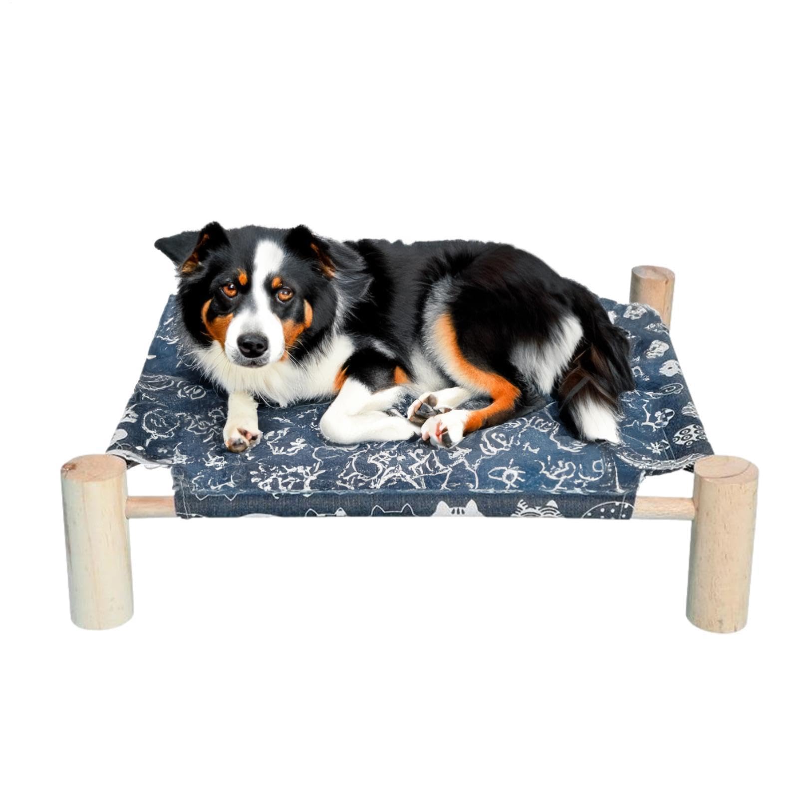 para mascotas elevadas, para gatos, muebles para gatos de interior, camas para mascotas elevadas independientes, hamacas para perros para dormir, refrescarse en verano, lavables, extraíbles
