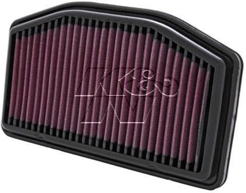 K&N Filtro de aire del motor: Alto rendimiento, Premium, Filtro de aire Powersport: Compatible con YAMAHA 2009-2014 (YZF R1, YZF R1 LE) YA-1009