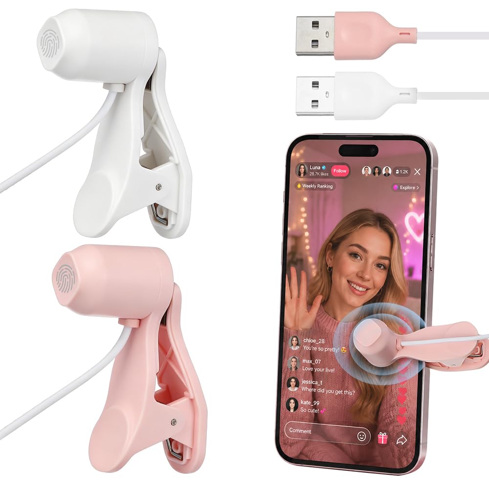 Tapoteur Automatique Tiktok, 2 Pièces Auto Clicker avec 3 Réglages, Auto Screen Clicker Dispositif USB de Clic Automatique pour Jeux et Achats