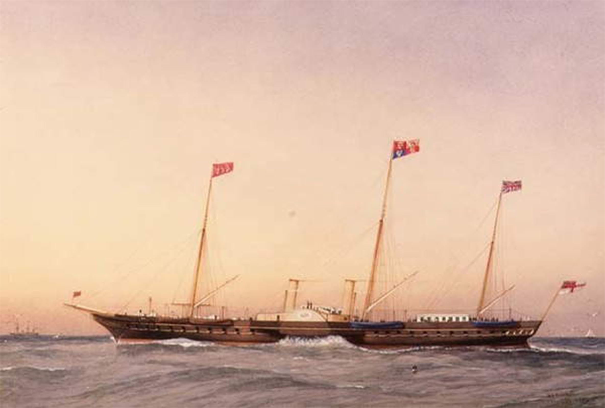 POSTERIIk Famous Print Pop Art Wall Art Graffiti the Yacht and Albert by William Frederick Mitchell Art Prints for Home Decor 60x90cm