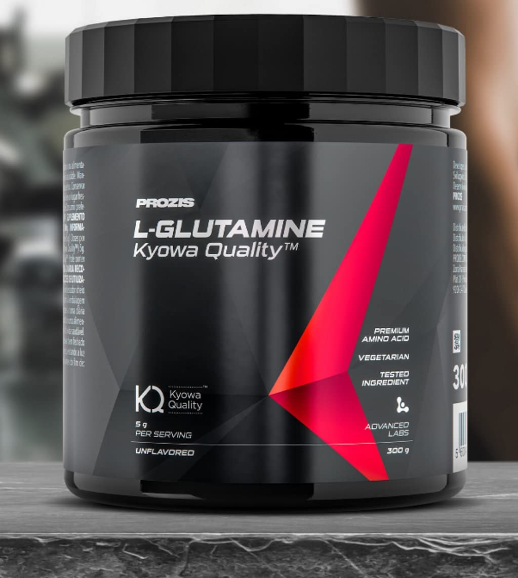 L-Glutamina Kyowa Quality™ 300 g, multi gusti - glutammina polvere (Orange)