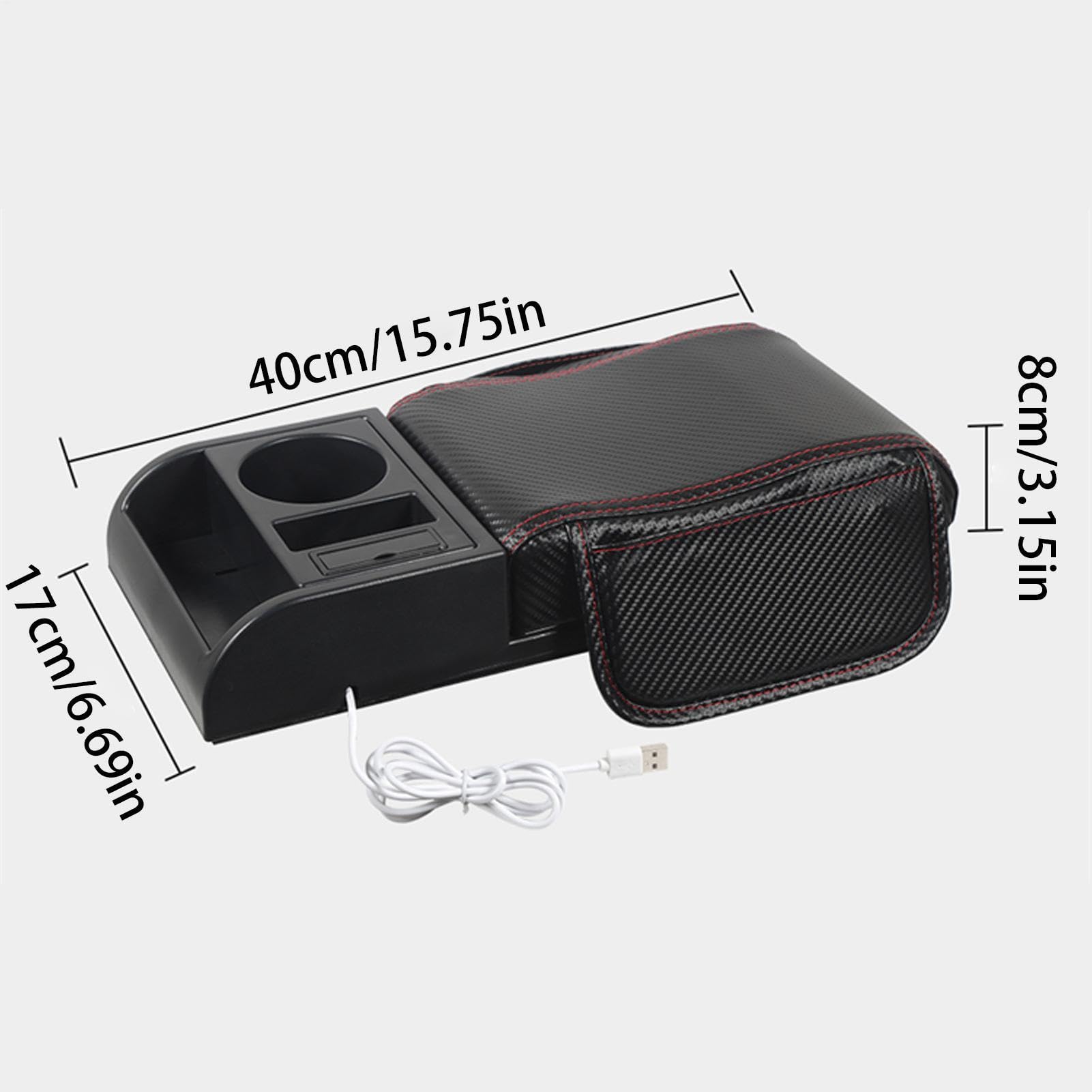 Na Podłokietnik Samochodowy Wzmacniacz Podłokietnika Z 2 Torbami Na | Wnętrze Samochodowe, Ochraniacze Do Jazdy Samochodem Dla Pojazdów