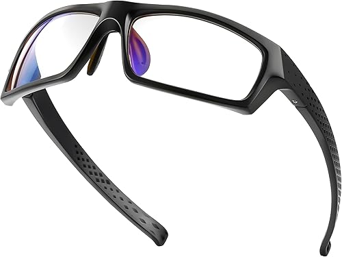 Gafas de juego para computadora con bloqueo de luz azul, filtran el 99% de la luz azul, alivian la fatiga ocular, mejoran el sueño