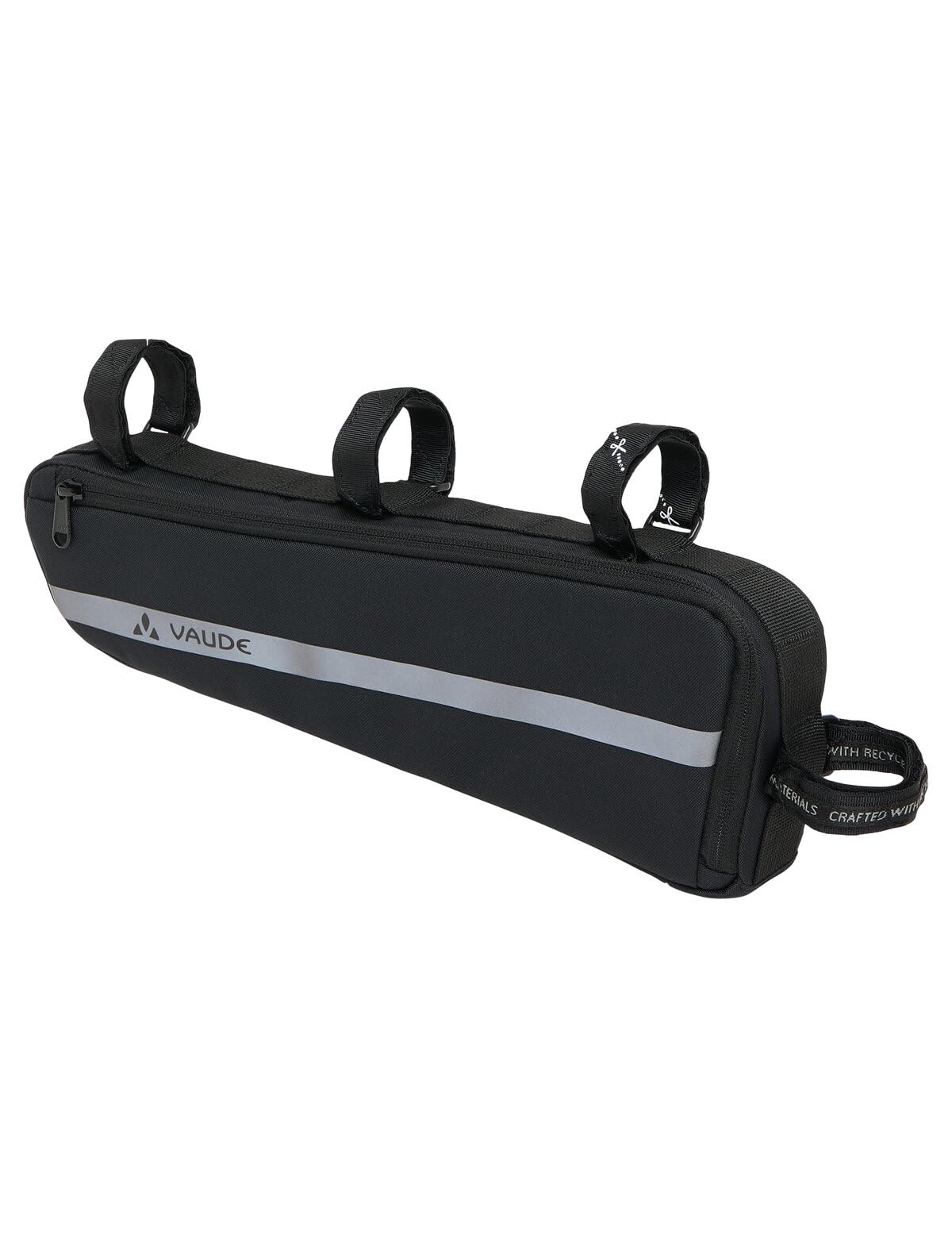 VAUDE Fahrrad Rahmentasche Frame Bag XL, groß mit 2,5 l Volumen, praktische Klettbefestigung, black, Einheitsgröße