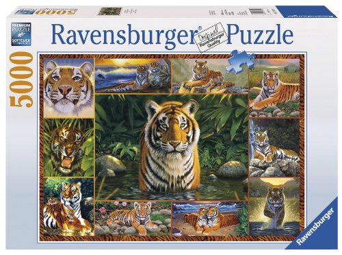 Ravensburger 17424 - Welt der Tiger - 5000 Teile Puzzle (153x101 cm)