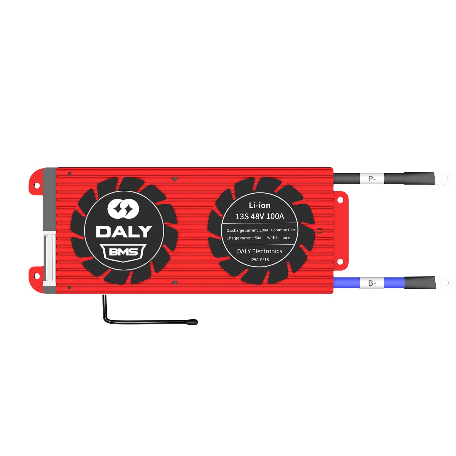 DALY BMS 13S 48V 100A Li-ion Batteria Scheda di Protezione con Porta Comune e Cavi di Bilanciamento per La Casa FAI DA TE 18650 Batteria Dispositivo Elettronico