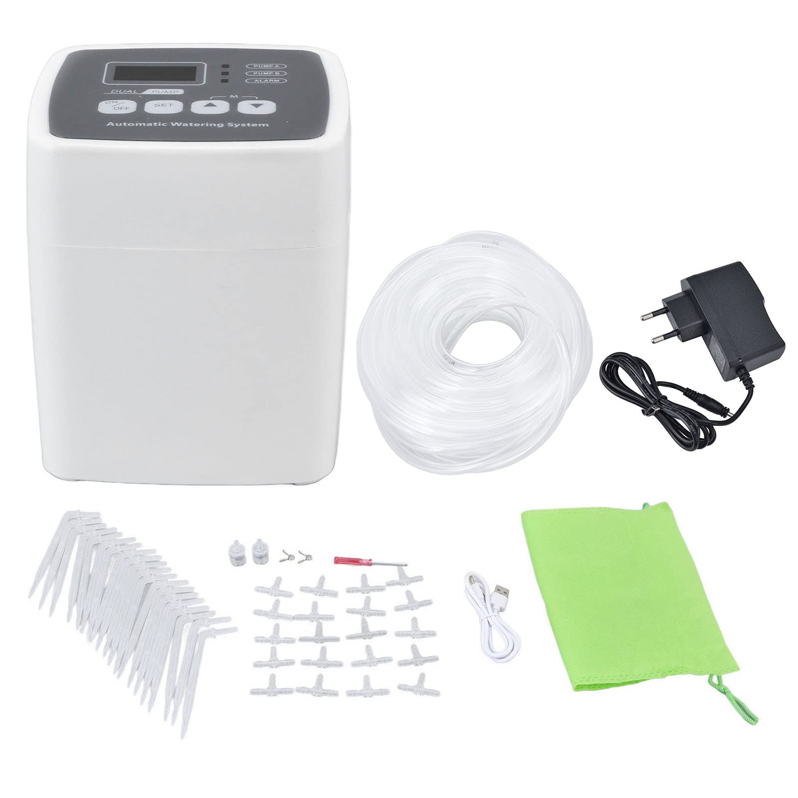 Temporizador de riego inteligente, temporizador de aspersor, grifo de manguera de entrada de latón para agua, controlador automático del para riego de jardines y control de