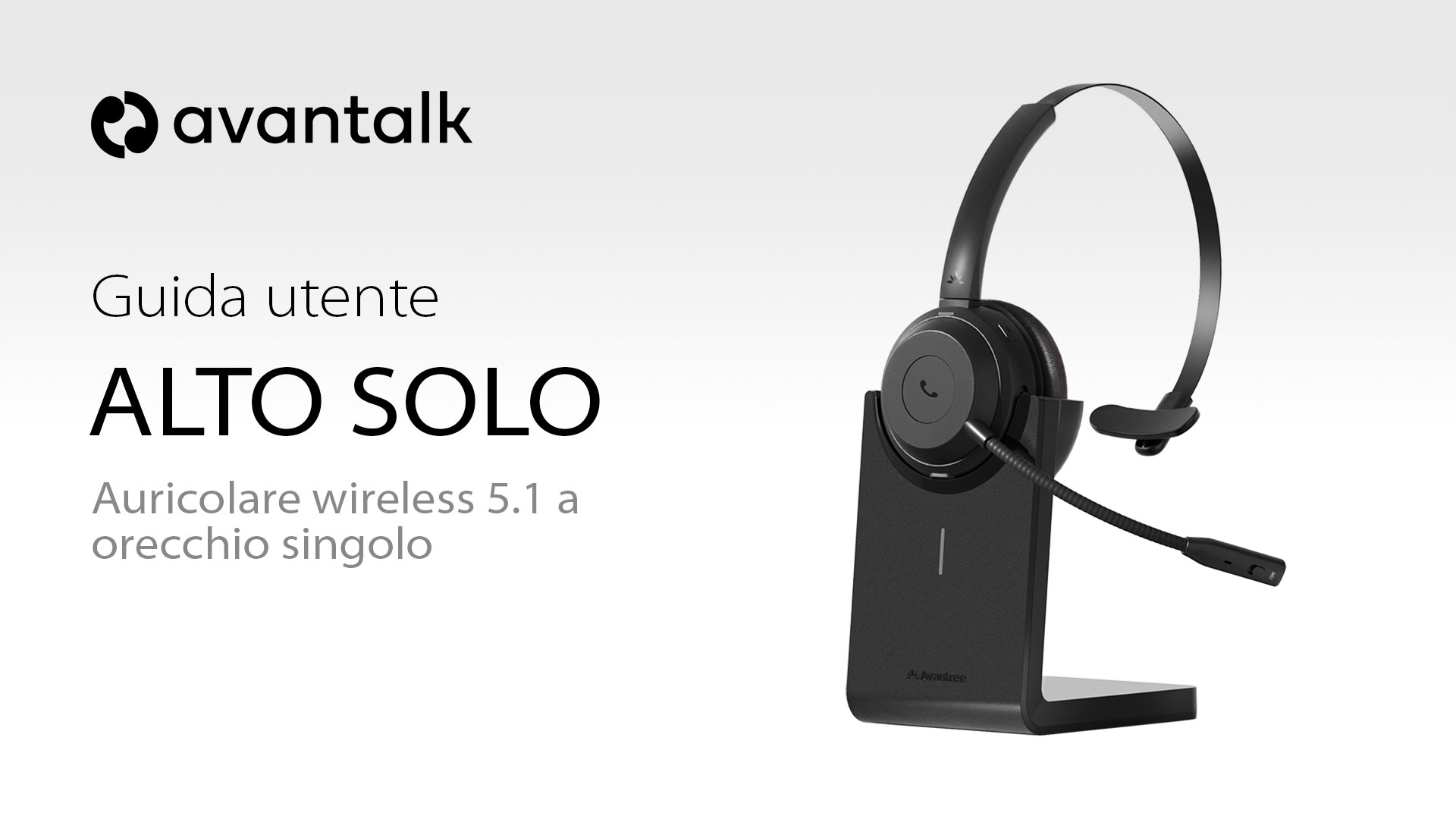 Cuffia Bluetooth Alto Solo Con Microfono Regolabile - Cancellazione Rumore, Stand Ricarica, Doppia Connessione - Foto 9