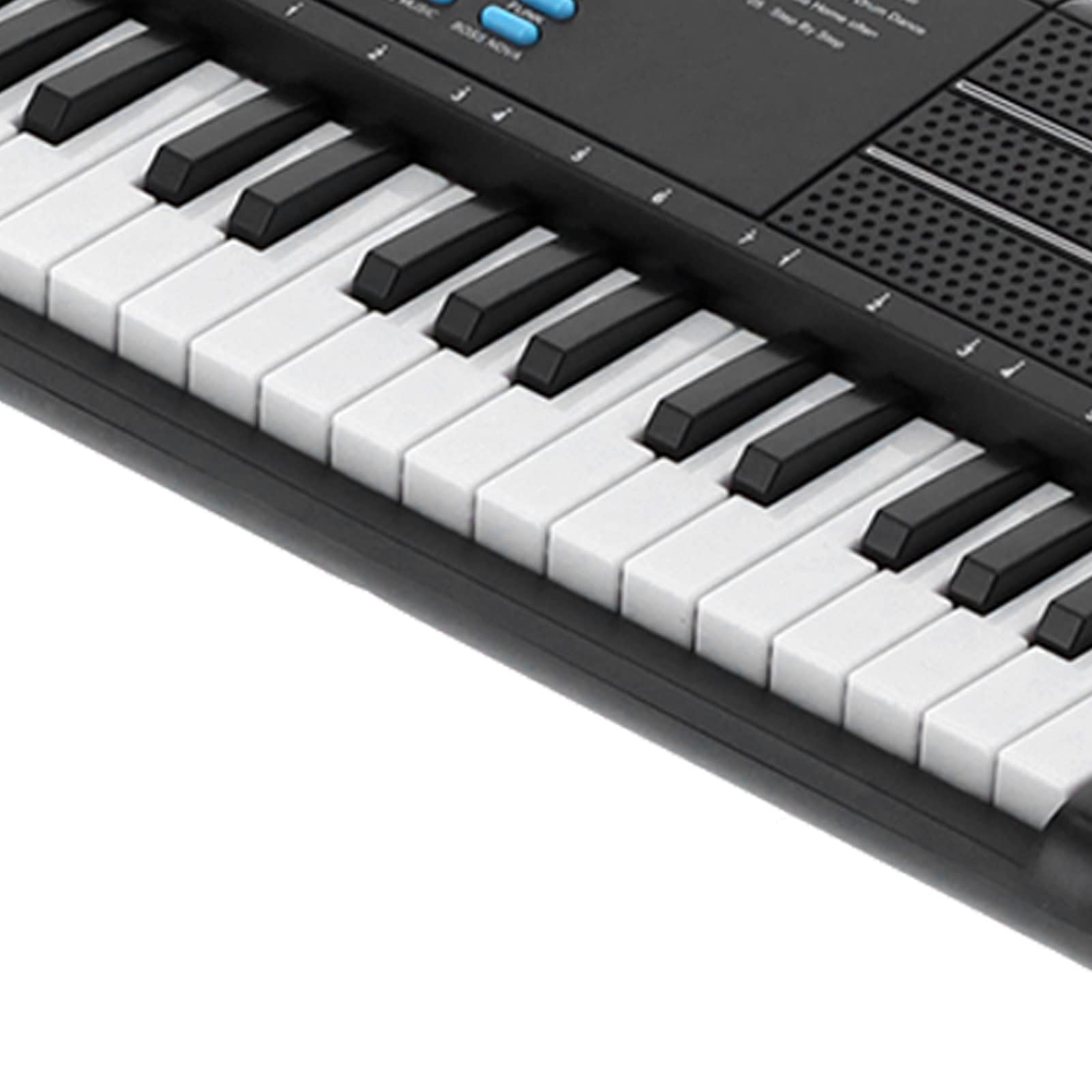 Pianoforte con Tastiera a 61 Tasti, Piano Elettrico Professionale con Microfono per Bambini Principianti, Alimentatore USB