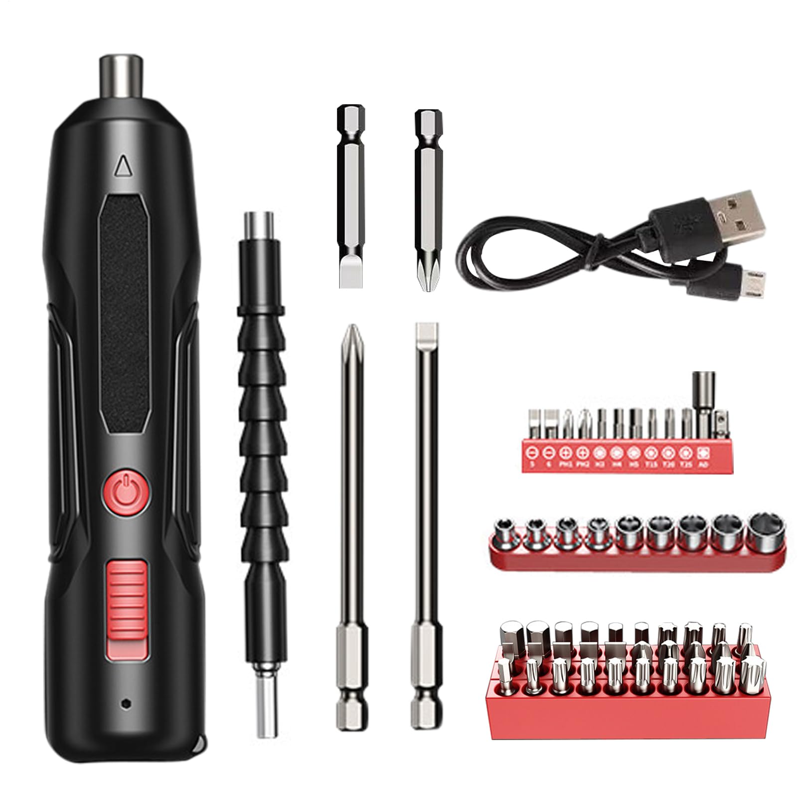 Tournevis électrique sans fil rechargeable avec embouts de précision pour horlogerie et maison