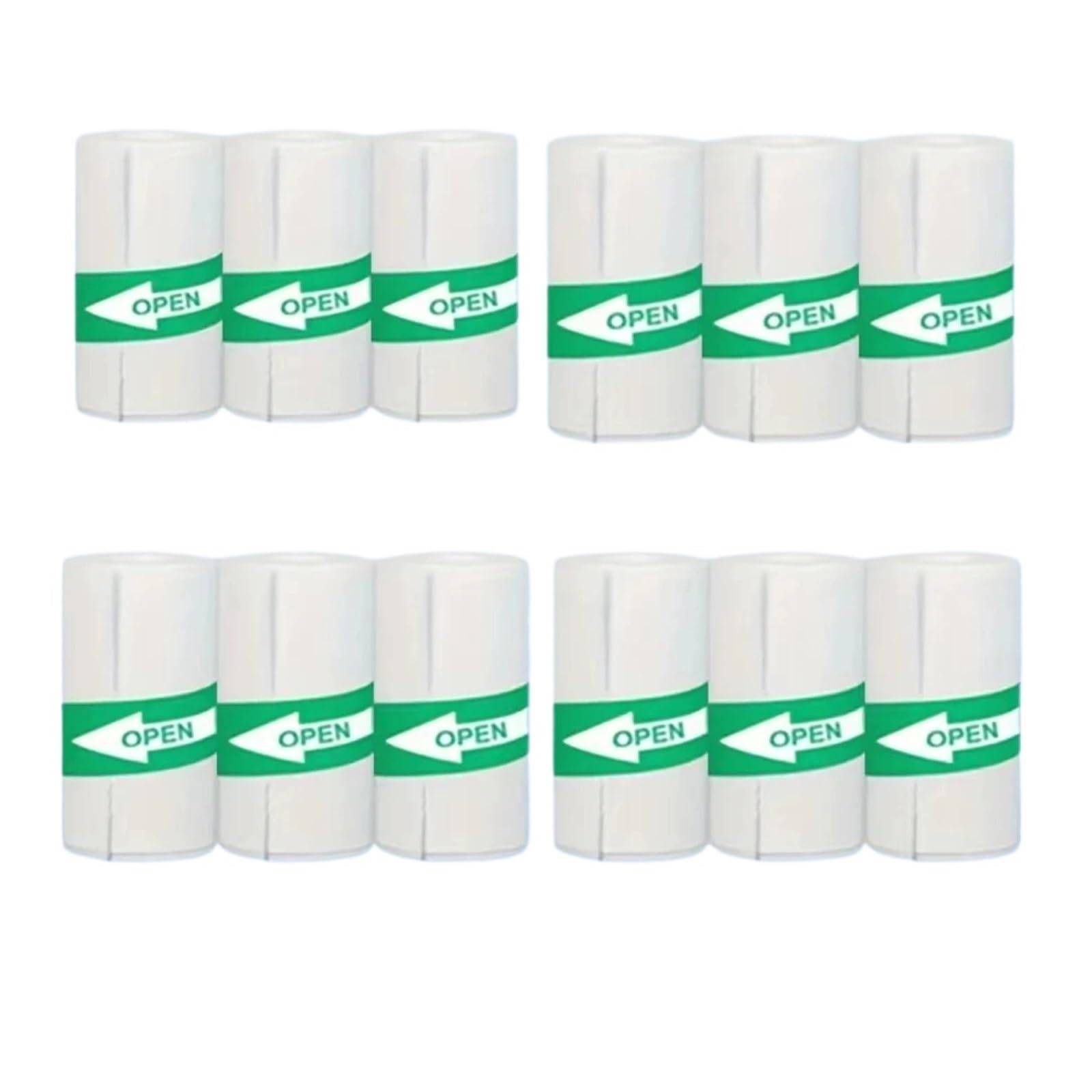 Rolki papieru termicznego, Termiczny samoprzylepny papier do drukarek fotograficznych Etykiety Opakowanie 5,7 x 2, cm zawierające wiele rolek(12 Rolls)