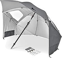 Vista 15 de Sport-Brella Premiere XL UPF 50+ Refugio Paraguas para Protección contra el Sol y la Lluvia