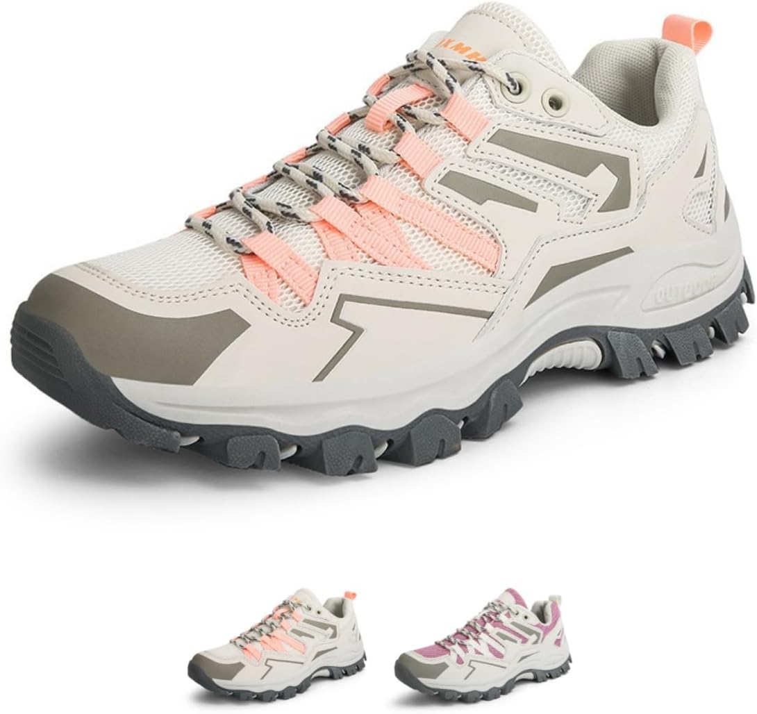 Women's Waterproof Hiking Shoes Non-Slip Shock-Absorbing for Trekking Camping Climbing Outdoor